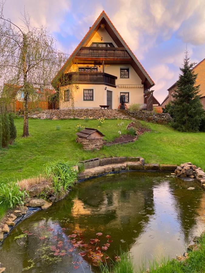 Ferienwohnung "Gruenes Tor" Bei Dresden Dohna Bagian luar foto